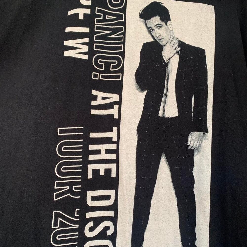 Black Panic! At The Disco band tee